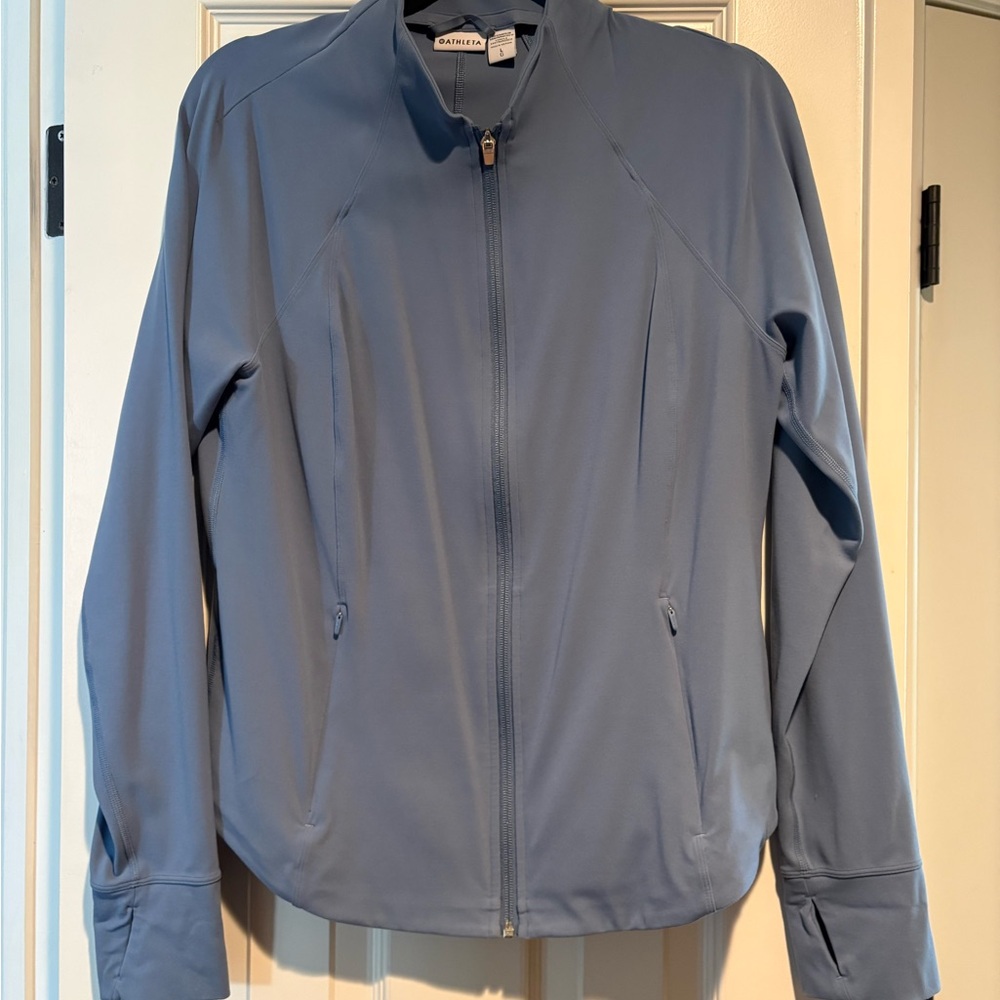 Athleta Women's Slate Blue Full Zip Athletic Jacket